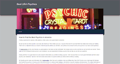Desktop Screenshot of bestusapsychics.weebly.com