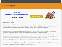 Tablet Screenshot of barnhouseplans.weebly.com