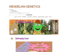 Tablet Screenshot of mendeliangenetics.weebly.com