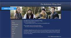 Desktop Screenshot of bethlehemvillageband.weebly.com