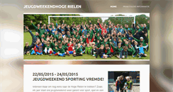 Desktop Screenshot of jeugdweekend.weebly.com