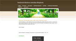 Desktop Screenshot of pmaustralianshepherds.weebly.com