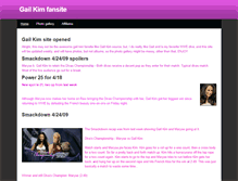 Tablet Screenshot of gailkimfansite.weebly.com