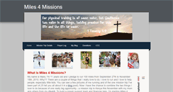 Desktop Screenshot of miles4missions.weebly.com