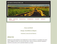 Tablet Screenshot of mjfenceinc.weebly.com