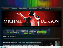 Tablet Screenshot of michaeljacksoninfo.weebly.com