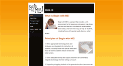 Desktop Screenshot of beginwithme.weebly.com