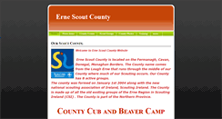 Desktop Screenshot of ernescoutcounty.weebly.com