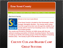 Tablet Screenshot of ernescoutcounty.weebly.com