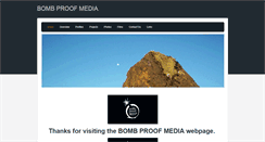 Desktop Screenshot of bombproofmedia.weebly.com