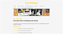 Desktop Screenshot of fourbirthdays.weebly.com