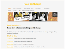 Tablet Screenshot of fourbirthdays.weebly.com