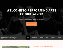 Tablet Screenshot of performingartsgoondiwindi.weebly.com