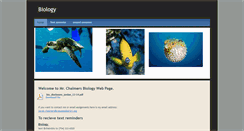 Desktop Screenshot of chalmersbiology.weebly.com