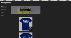 Desktop Screenshot of fencingtshirts.weebly.com