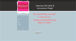 Desktop Screenshot of americangirldollsaccessoriescheap.weebly.com