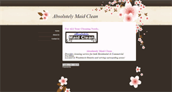 Desktop Screenshot of absolutelymaidclean.weebly.com
