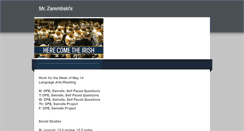 Desktop Screenshot of mrzarembskis.weebly.com