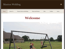 Tablet Screenshot of maxtonwelding.weebly.com