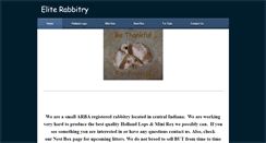 Desktop Screenshot of eliterabbitry.weebly.com