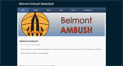 Desktop Screenshot of belmontambushbasketball.weebly.com