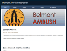 Tablet Screenshot of belmontambushbasketball.weebly.com