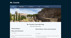 Desktop Screenshot of mscassida.weebly.com
