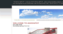 Desktop Screenshot of adogspot.weebly.com