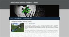 Desktop Screenshot of deerhuntinggames.weebly.com