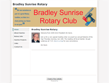Tablet Screenshot of bradleysunriserotary.weebly.com