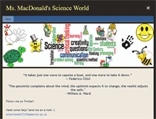 Tablet Screenshot of macdonaldscience.weebly.com