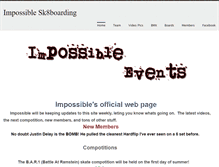 Tablet Screenshot of impossiblesk8boarding.weebly.com