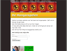 Tablet Screenshot of hongerspelen.weebly.com