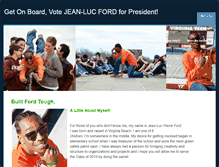 Tablet Screenshot of ford4president.weebly.com