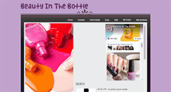 Desktop Screenshot of beautyinthebottle.weebly.com