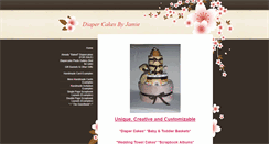 Desktop Screenshot of diapercakesbyjamie.weebly.com