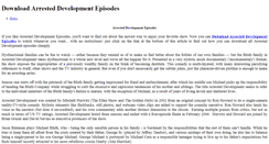 Desktop Screenshot of downloadarresteddevelopmentepisodes.weebly.com