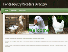 Tablet Screenshot of floridapoultrybd.weebly.com