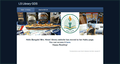 Desktop Screenshot of lslibrary.weebly.com