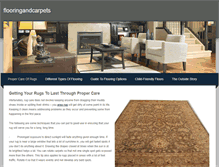 Tablet Screenshot of flooringandcarpets.weebly.com