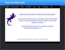 Tablet Screenshot of geckotheguideleader.weebly.com