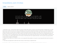 Tablet Screenshot of imsoldiersinvites.weebly.com