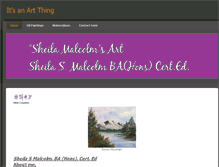 Tablet Screenshot of itsanartthing.weebly.com