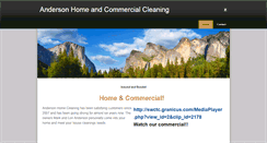 Desktop Screenshot of andersonhomecleaning.weebly.com
