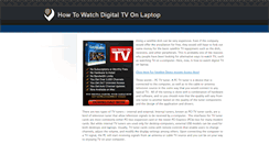 Desktop Screenshot of howtowatchdigitaltvonlaptop.weebly.com