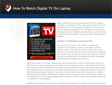 Tablet Screenshot of howtowatchdigitaltvonlaptop.weebly.com