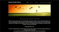 Desktop Screenshot of honeysucklefarms.weebly.com