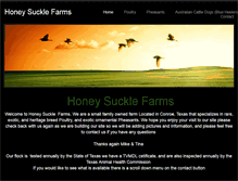 Tablet Screenshot of honeysucklefarms.weebly.com