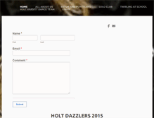 Tablet Screenshot of holtdazzlers.weebly.com