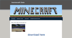 Desktop Screenshot of freeminecraft15.weebly.com